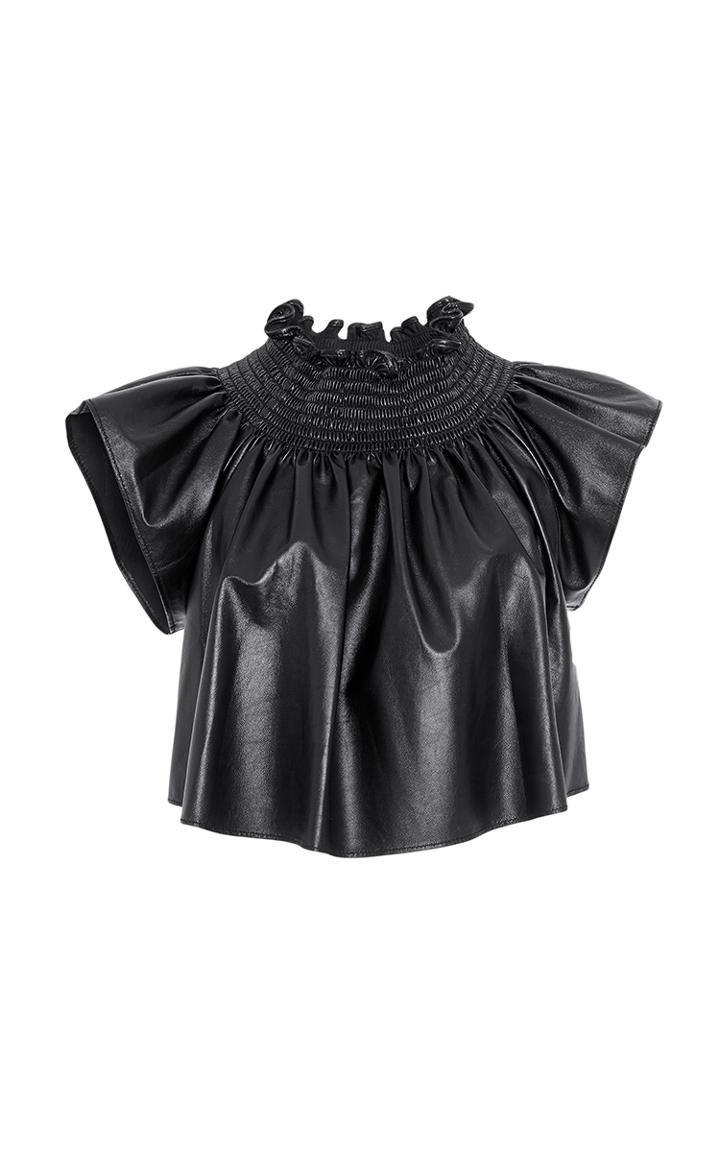 Apiece Apart Leather Milos Top