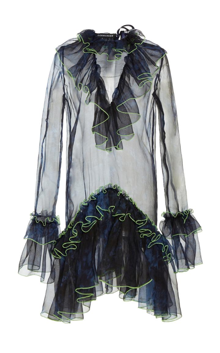 Moda Operandi Germanier Tulle Ruffle Dress