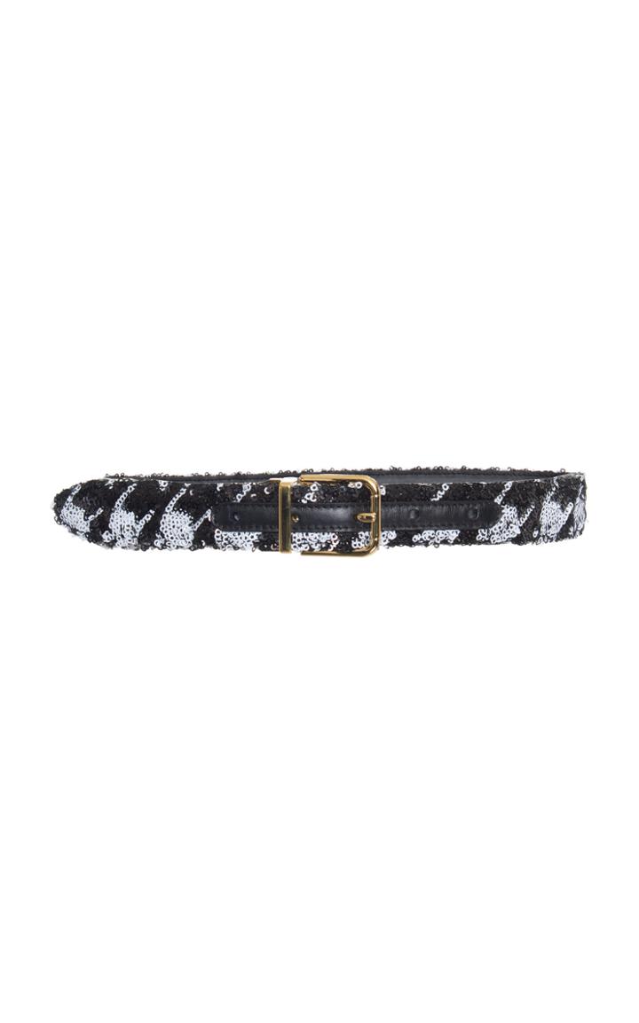 Dolce & Gabbana Sequin Embellished Belt