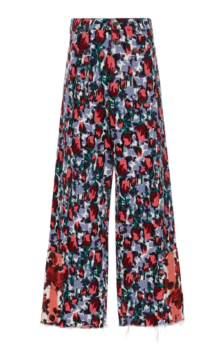Marni Wide Legged Printed Trousers