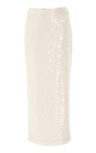 Sally Lapointe Stretch Sequins Long Pencil Skirt