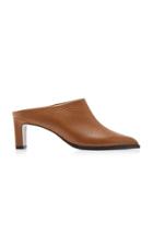 Atp Atelier Fave Snake-effect Leather Mules