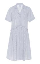 Rosie Assoulin Exclusive Striped Cotton-poplin Mini Shirt Dress