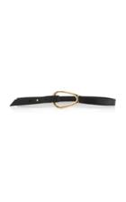 Maison Vaincourt Skinny Leather Belt Size: 70 Cm