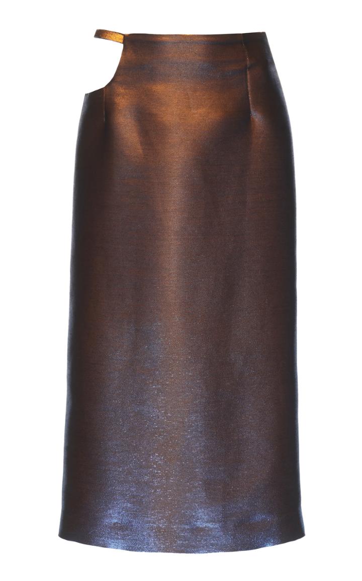 Maison Margiela Lam Cotton Pencil Skirt