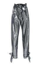 Attico Lam High-rise Straight-leg Pants