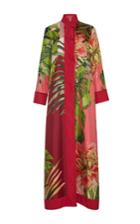 For Restless Sleepers Euribia Red Long Sleeve Maxi Dress