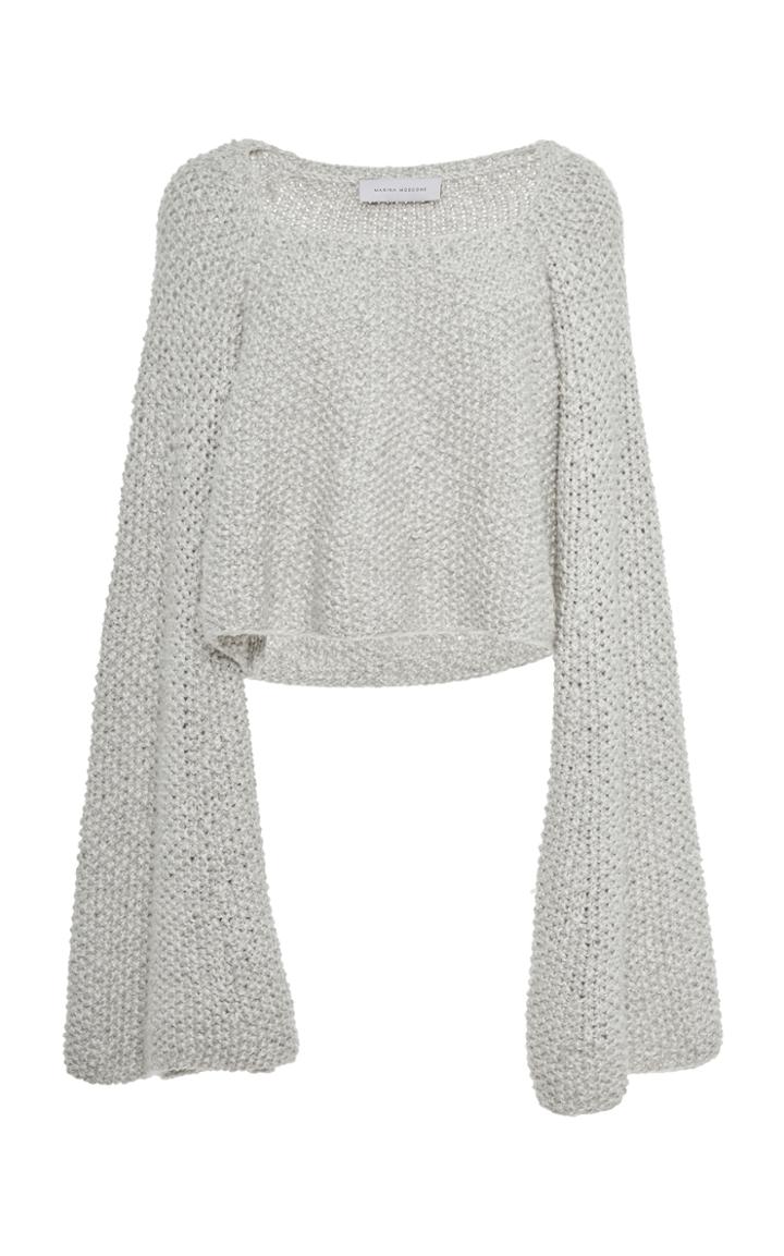 Marina Moscone Bell Sleeve Sweater