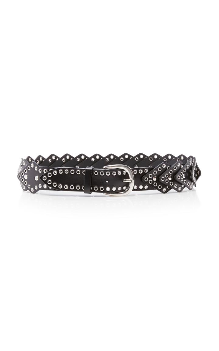 Moda Operandi Isabel Marant Nowy Studded Leather Belt Size: Xs