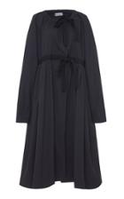 Moda Operandi Molly Goddard Sandy Tie-front Poplin Coat Size: 8