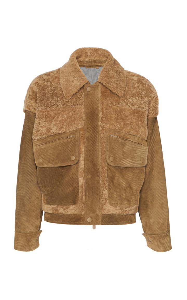 Ermenegildo Zegna Couture Xxx Suede Shearling Jacket