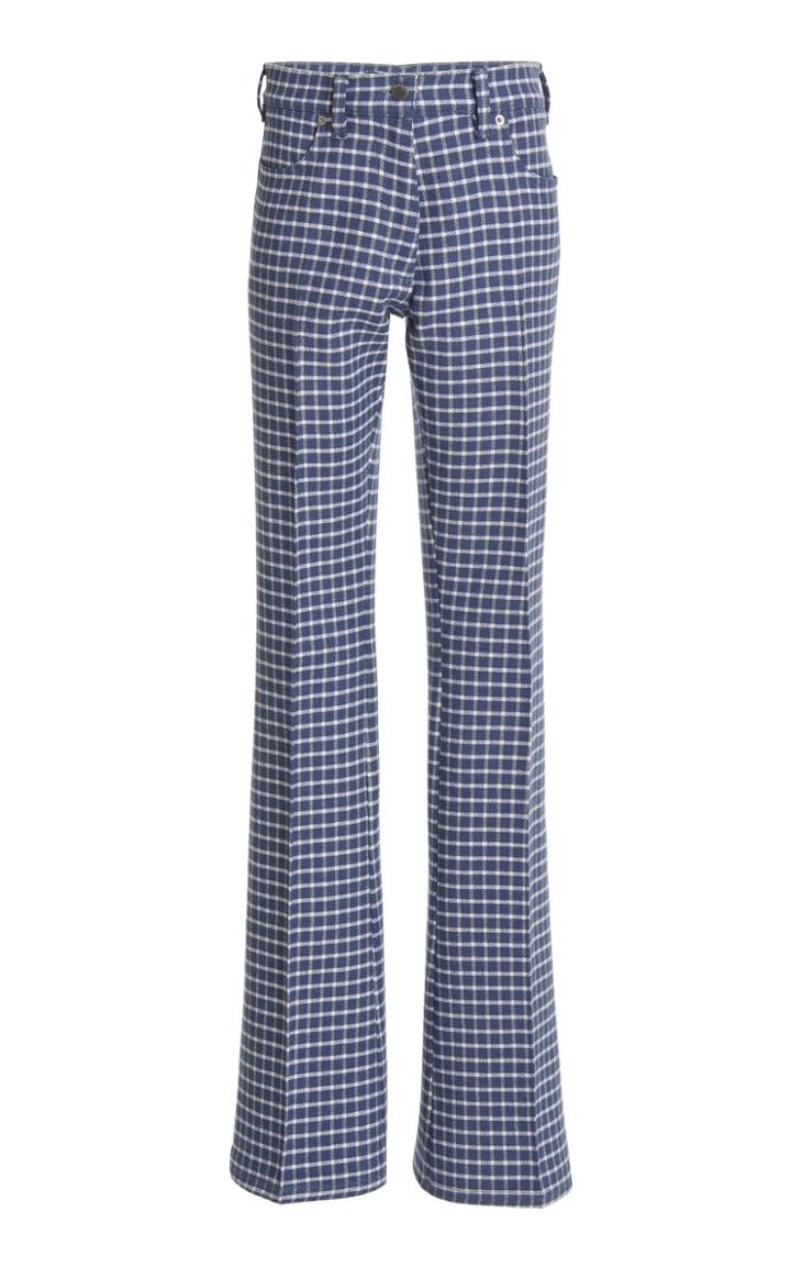Jw Anderson Wool-blend 5-pocket Boot Cut Trousers