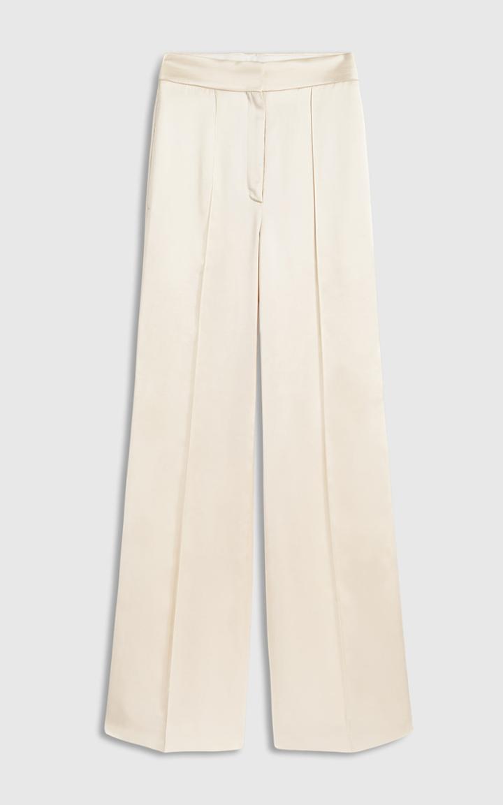 Moda Operandi Brock Collection Simona Satin Wide-leg Trousers