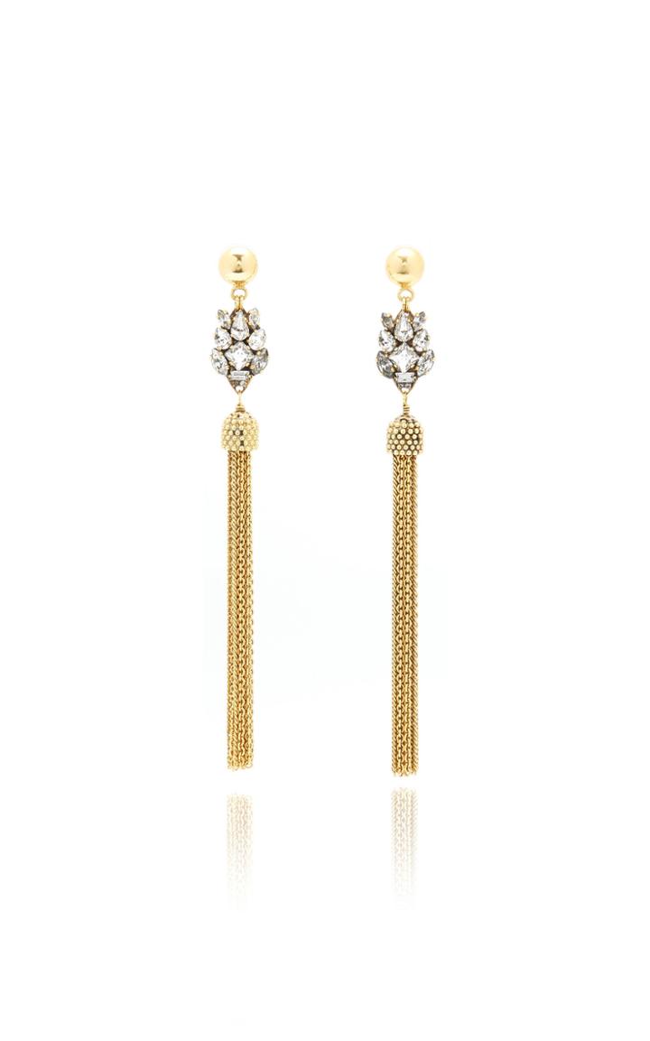 Erickson Beamon Khaleesi Fringe Earrings