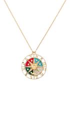 Moda Operandi L'atelier Nawbar 18k Yellow Gold Zodiac Wheel Pendant