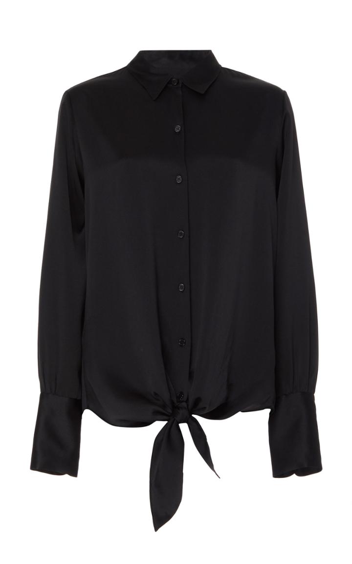 Moda Operandi Nili Lotan Janet Silk Shirt Size: Xs