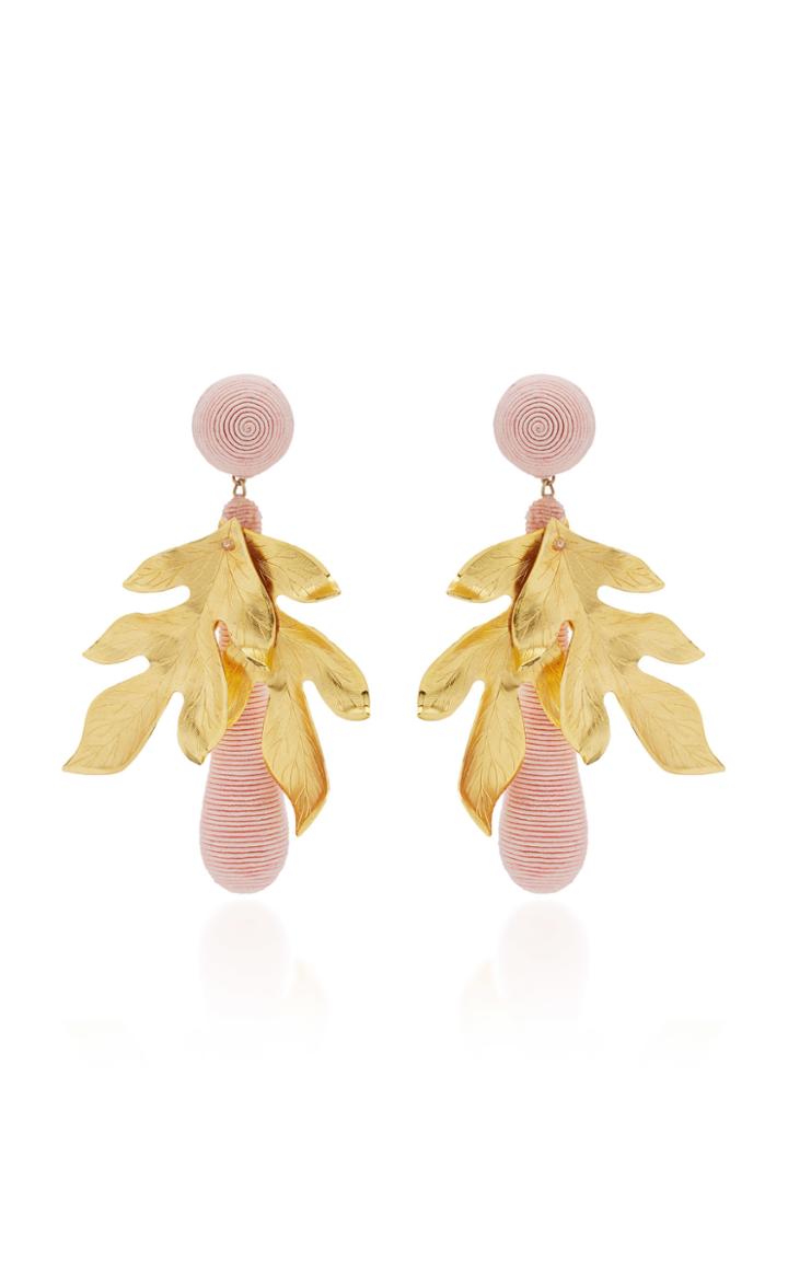 Rebecca De Ravenel Violetta Pale Pink Earrings