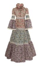 Moda Operandi Marc Jacobs Lace-inset Floral-print Cotton Prairie Dress Size: 4