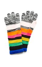Missoni Colorblock Layered Knit Gloves