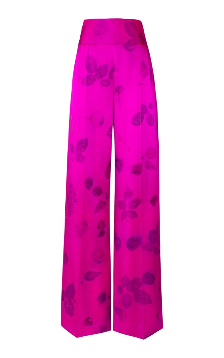 Moda Operandi Alejandra Alonso Rojas High-rise Flared Silk Pants