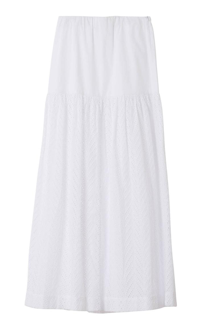Rodebjer Amalthea Embroidery Cotton Crochet Skirt
