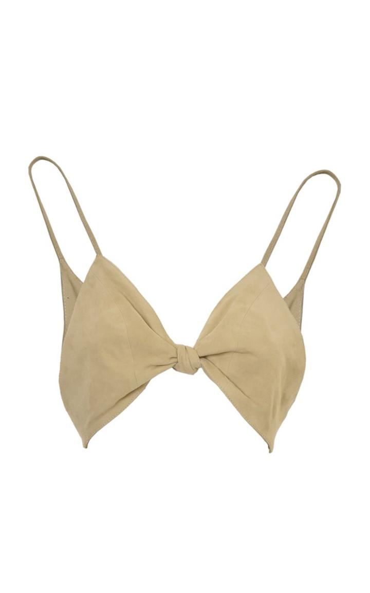 Lilly Sarti Knot Chamois Top