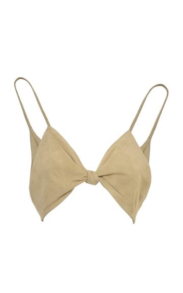 Lilly Sarti Knot Chamois Top