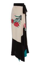 Diane Von Furstenberg Draped Wrap Midi Skirt