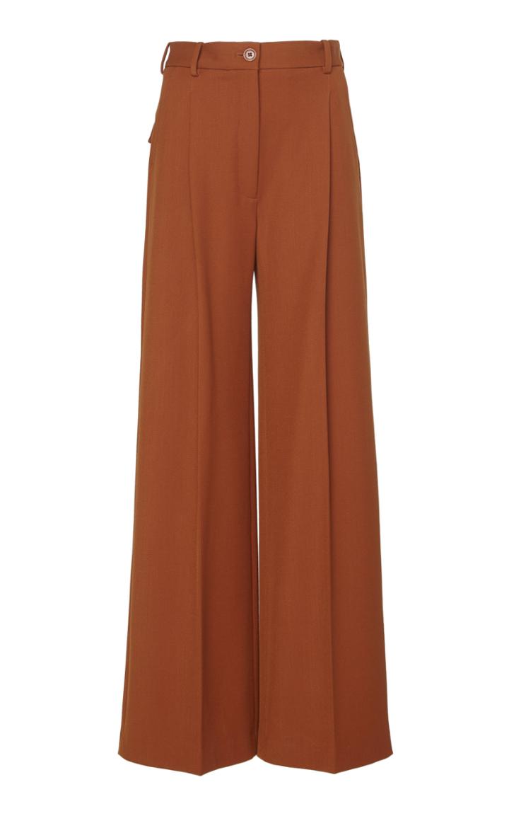 Racil Peter Crepe Wide-leg Trousers