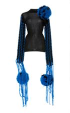 Loewe Pom Pom Draped Fringe Sweater
