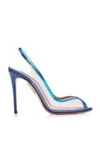 Aquazzura Temptation Pvc Peep-toe Heels