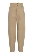 Dolce & Gabbana High-rise Tapered Cotton Wide-leg Pants