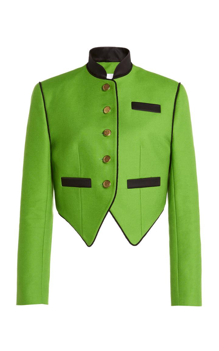 Moda Operandi George Keburia Cropped Contrast Blazer