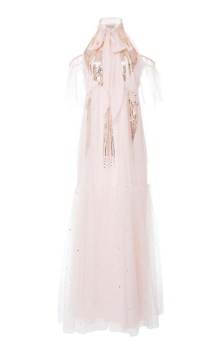 Temperley London Mineral Scarf Neck Dress