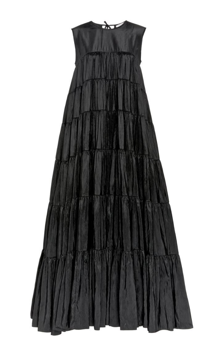 Cecilie Bahnsen Ebba Taffeta Maxi Dress