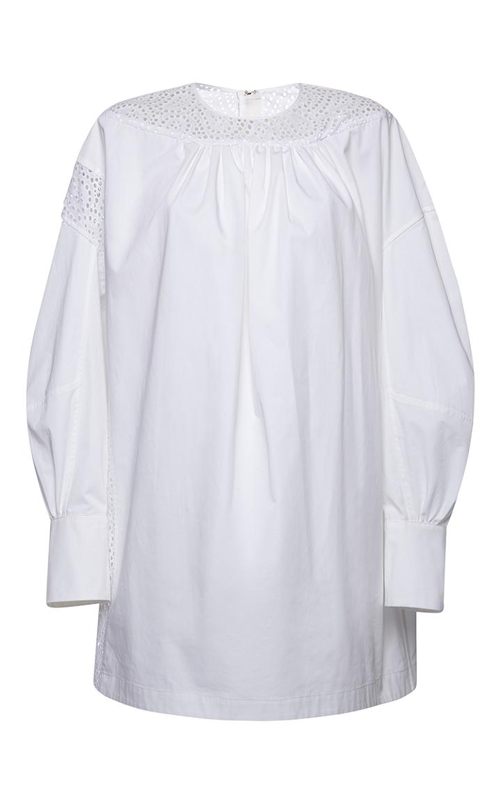 Msgm Mini Eyelet Detail Dress