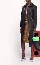 Moda Operandi Versace Cutout-detailed Leather Trench Coat