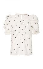 Ulla Johnson Bise Printed Tafetta Top