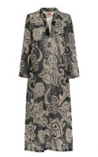 Moda Operandi Le Sirenuse Positano Pomegranate Giada Paisley Cotton Caftan Dress Siz