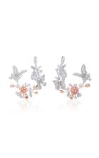 Anabela Chan Exclusive 18k White Gold Butterfly Garland Earrings