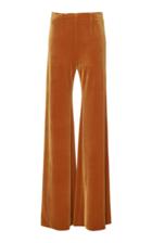 Galvan Winter Sun Velvet Flared Pants Size: 34
