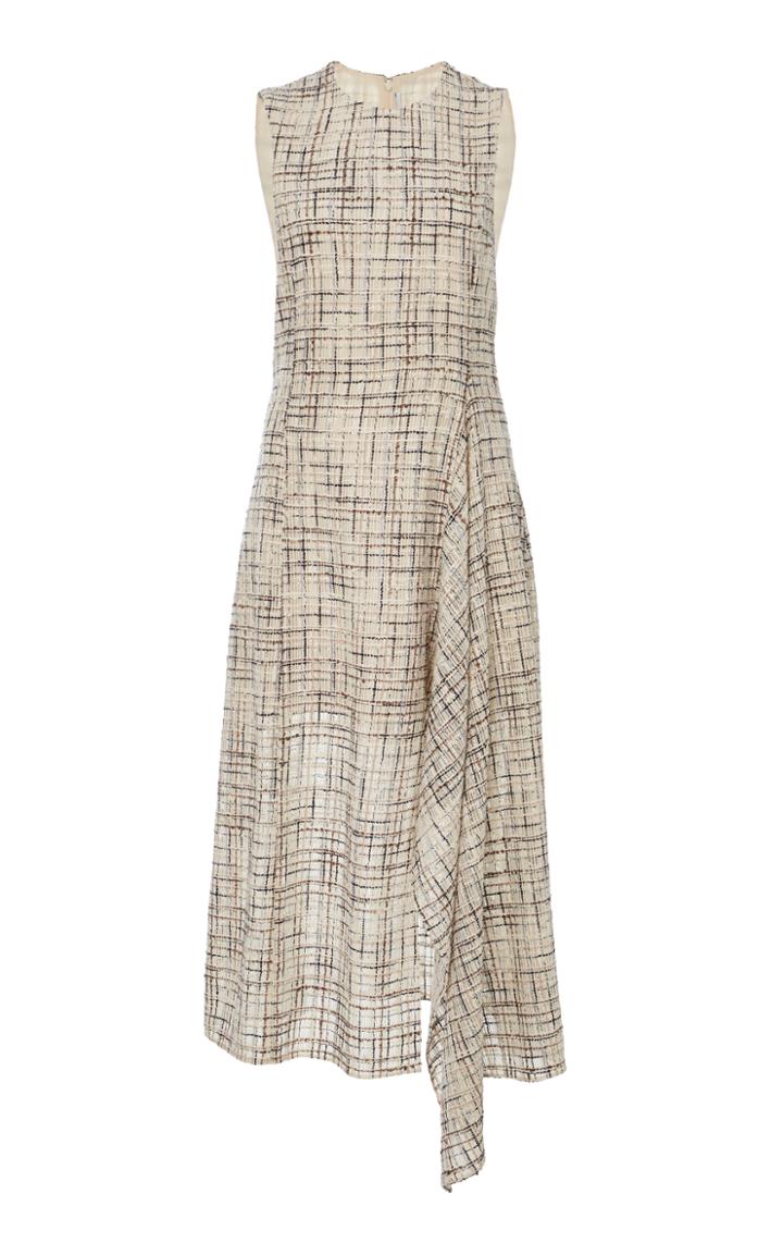 Rosetta Getty Fitted Cutout Panel Dress