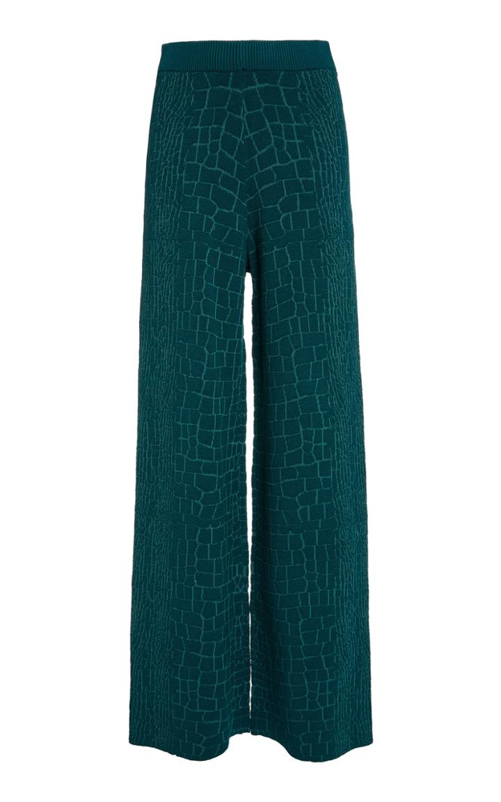 Moda Operandi Staud Blake Croc Knit Pants