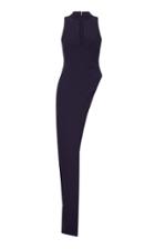 Safiyaa Oriana Asymmetric Heavy Crepe Sleeveless Top Size: 46