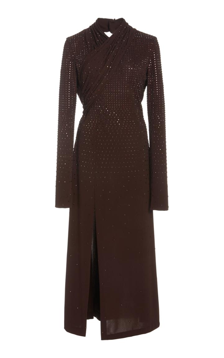 Moda Operandi Prabal Gurung Draped Sequin-embellished Midi Dress