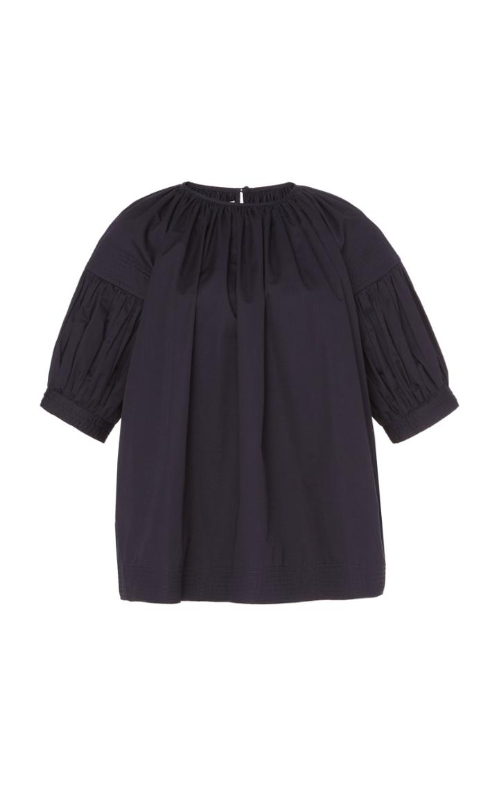 Co Short Sleeve Flared Dress