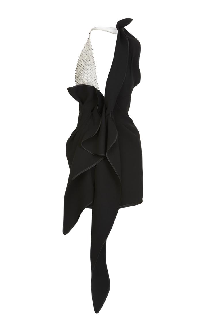 Maticevski Mandrake Structured Twill Mini Dress