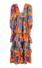 La Doublej Casati Ruffled Silk Dress