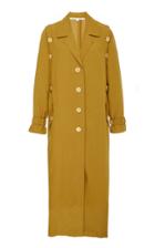 Moda Operandi Bouguessa Long Buttoned Down Trench Size: Xs