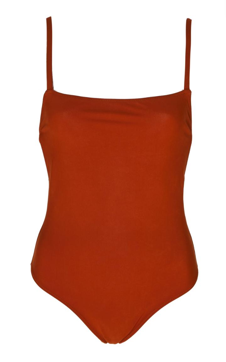 Moda Operandi Lido Tre Geometrical Straps One Piece Size: Xs